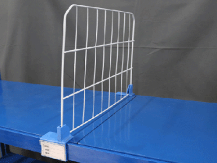 Shelf dividers for warehouse